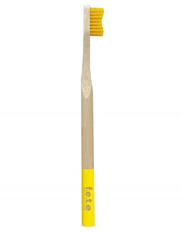 Bamboo Medium Toothbrush Morning Sunshine