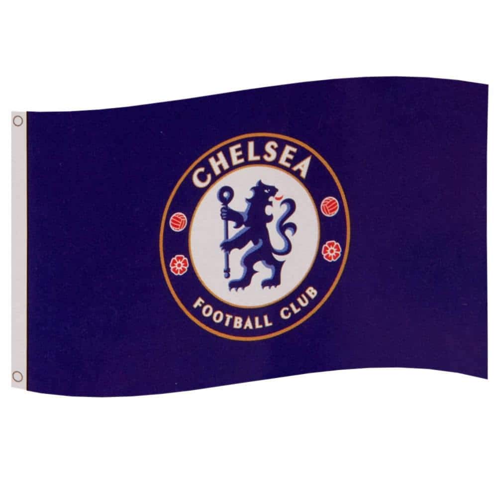 Chelsea Fc Suporters Flag 5ft x 3ft 5x3' With Club Crest Banner