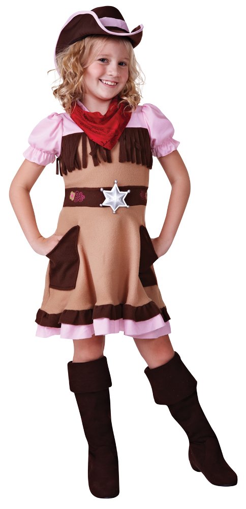 Cowgirl Cutie 110-122cm Girls Childrens Costume