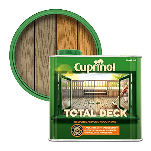 Total Deck Restorer & Oil 2.5L - Clear - Cuprinol