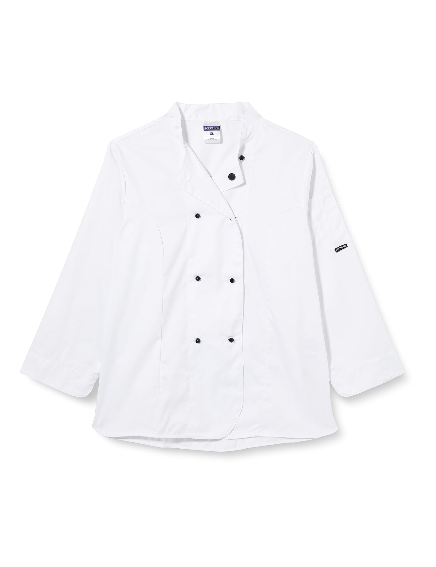 Portwest C837 Rachel Long Sleeved Chefs Jacket - T_C837 Rachel Chef Jkt C837WHRXL