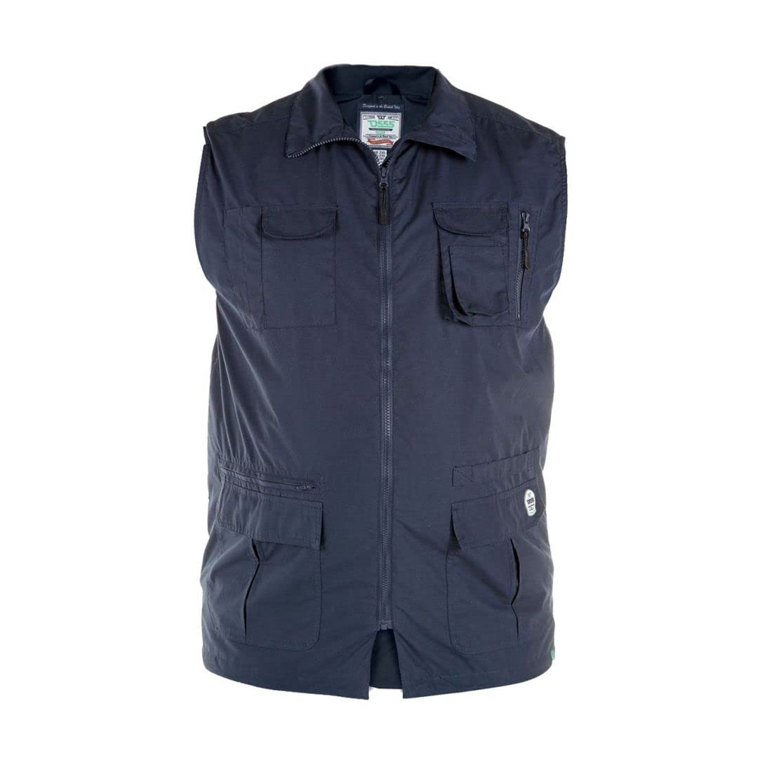 ENZO-D555 Multi Pocket Hunting Waistcoat (Navy--6XL)