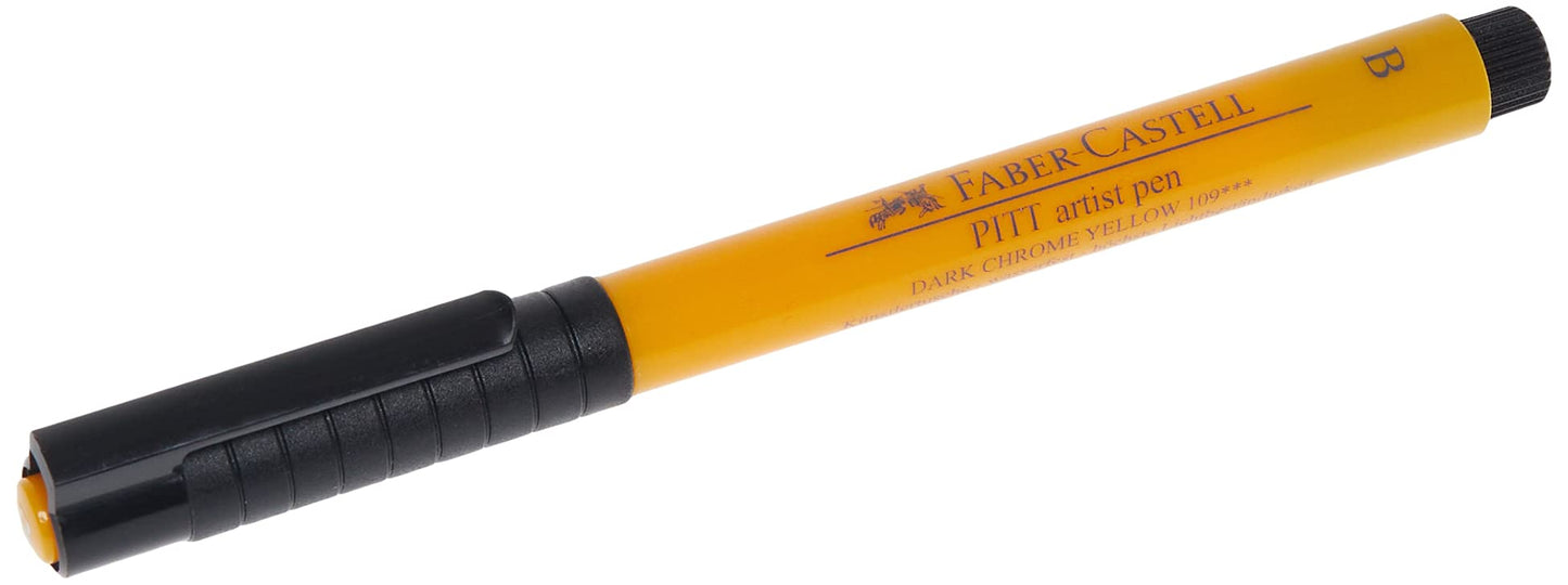 PITT Artist Pen Brush Dark Chrome Yellow (109)