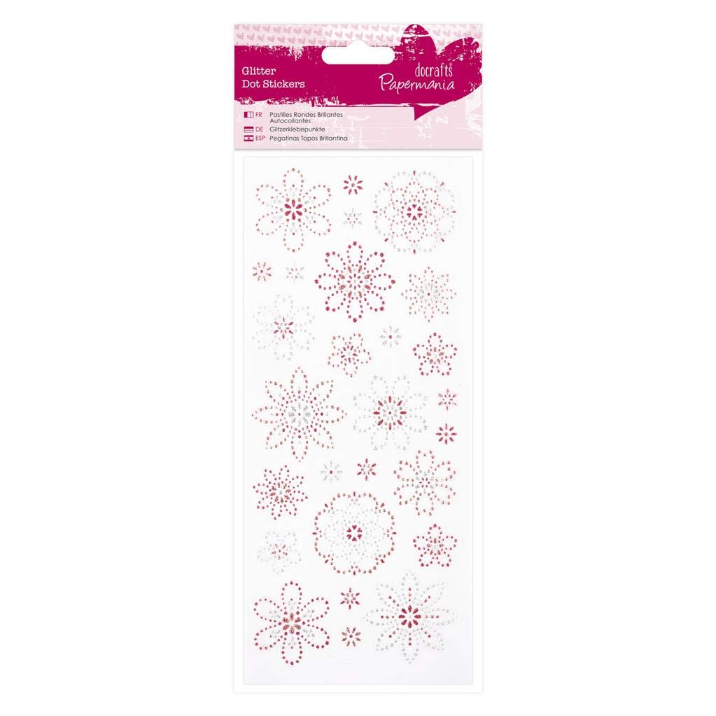 Glitter Dot Stickers - Blooms