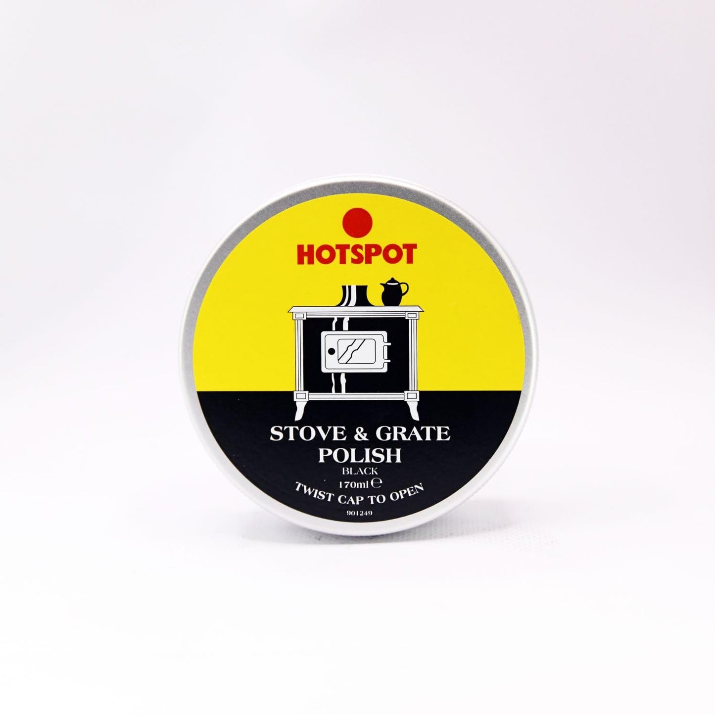 Hotspot Stove & Grate Polish Tin Black 170g