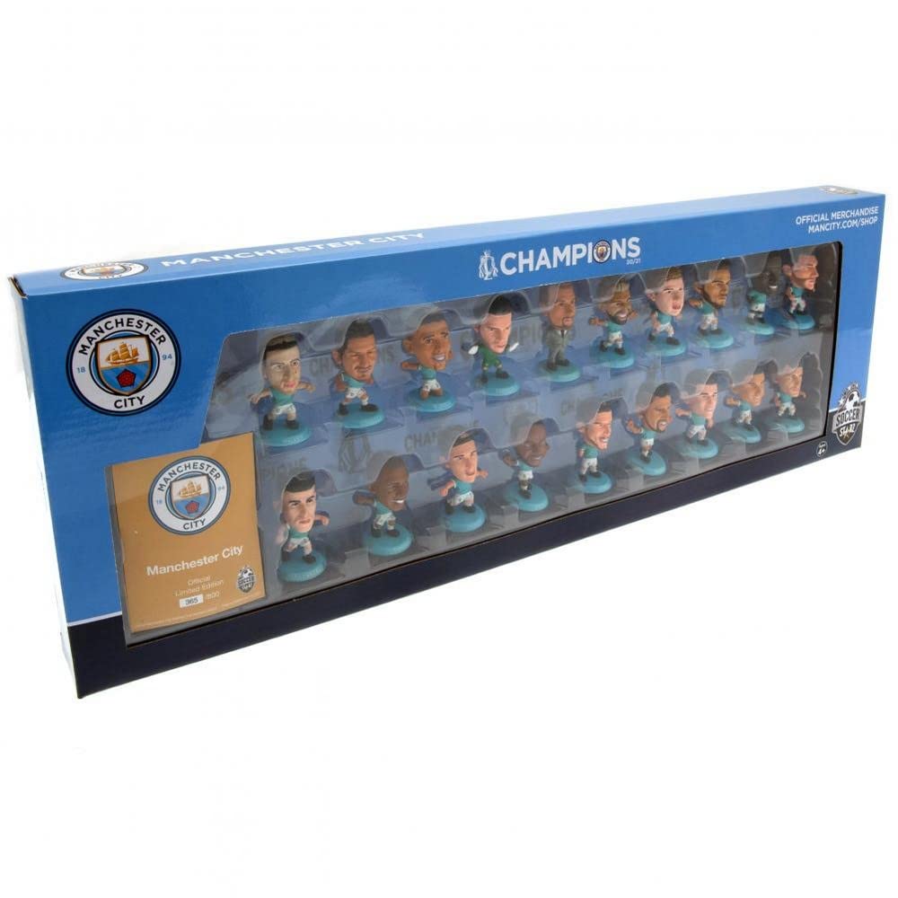 Soccerstarz - Man City League Winners Team Pack 19 player (Classic Kit - 2020/21)/ Figures