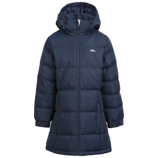 Girls Trespass Tiffy Puffa Jacket - T_Trespass Tiffy Jkt Navy 9/10