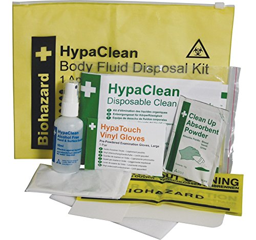 Safety First Aid Hypaclean Body Fluid Disposal Kit 1 Application K418A