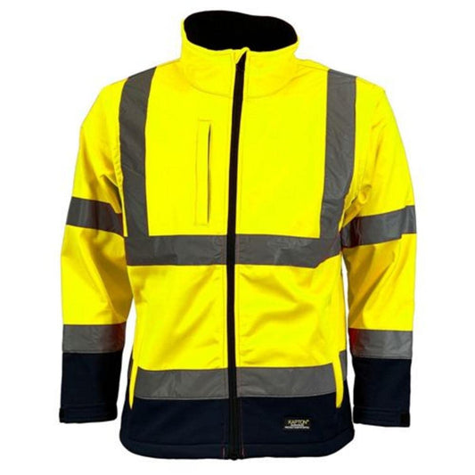 Mens Hi Vis 2in1 Softshell Jacket - T_HV602TT_SoftShell_Jkt_ON_S