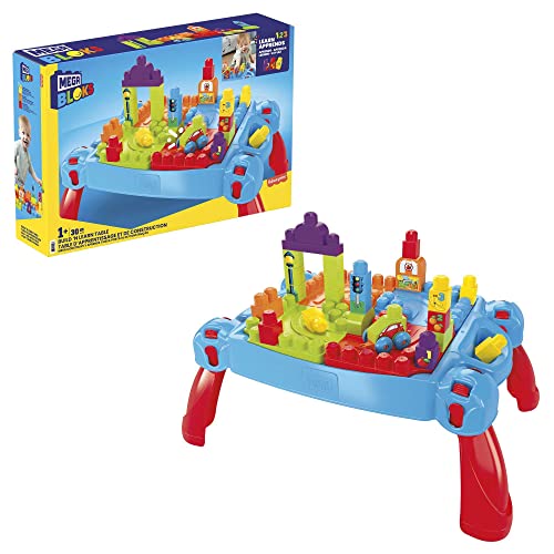 Mega Bloks Build & Learn Table BLUE