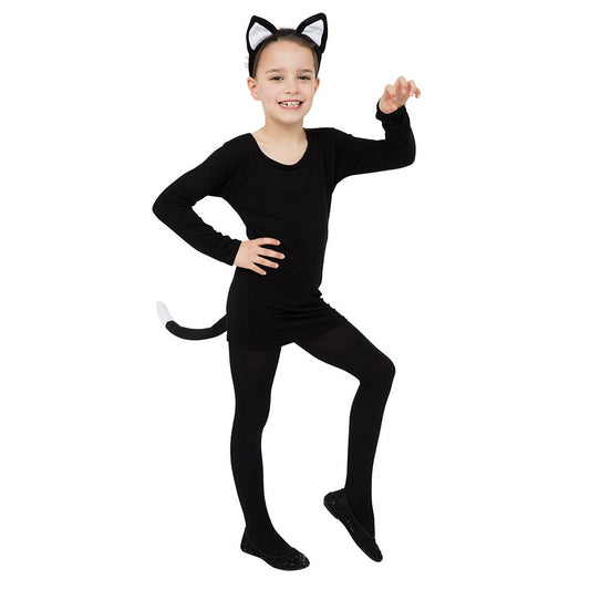 Black Cat Set (Ears and Tail)