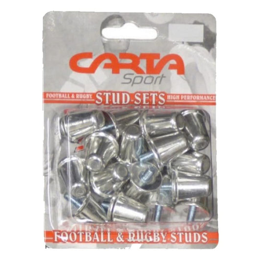 SET - ALUMINIUM RUGBY UNION STUDS 15MM (BLISTER PACK OF 16)