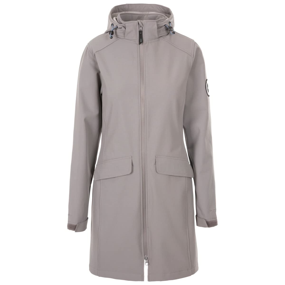 MARIA - FEMALE DLX SOFTSHELL JKT-XS-PALE GREY MARL