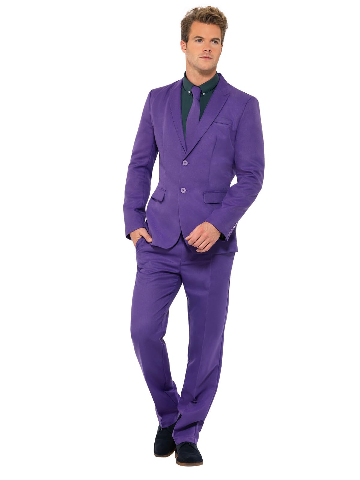 Purple Suit, Purple, with Jacket, Trousers & Tie, (L)