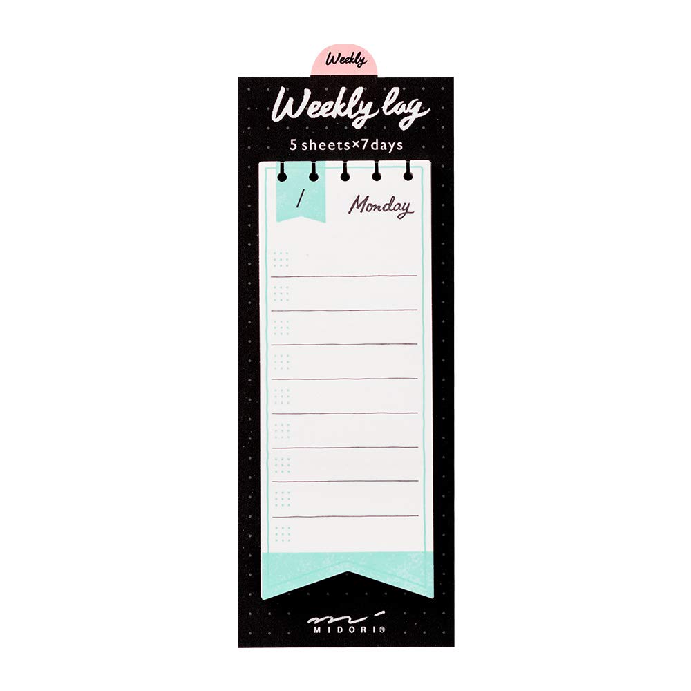 Midori Sticky Notes Journal Weekly Ribbon