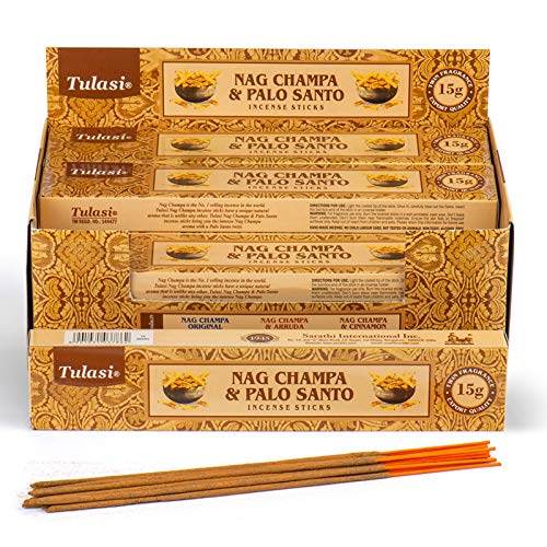 37295 Tulasi Palo Santo Nag Champa Incense Sticks