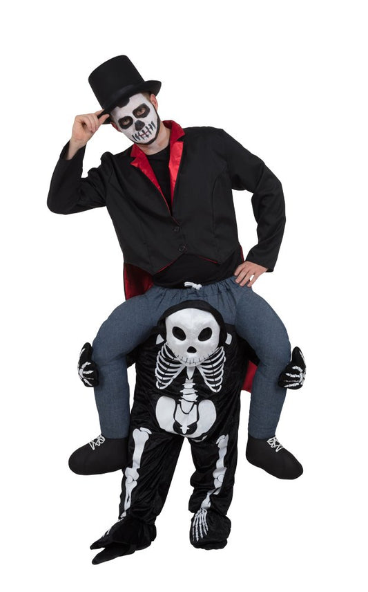 Skeleton Piggy Back Costume