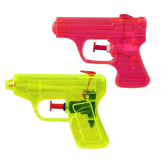 Set 2 Water pistols 2 colours (7.5 cm x 10 cm)