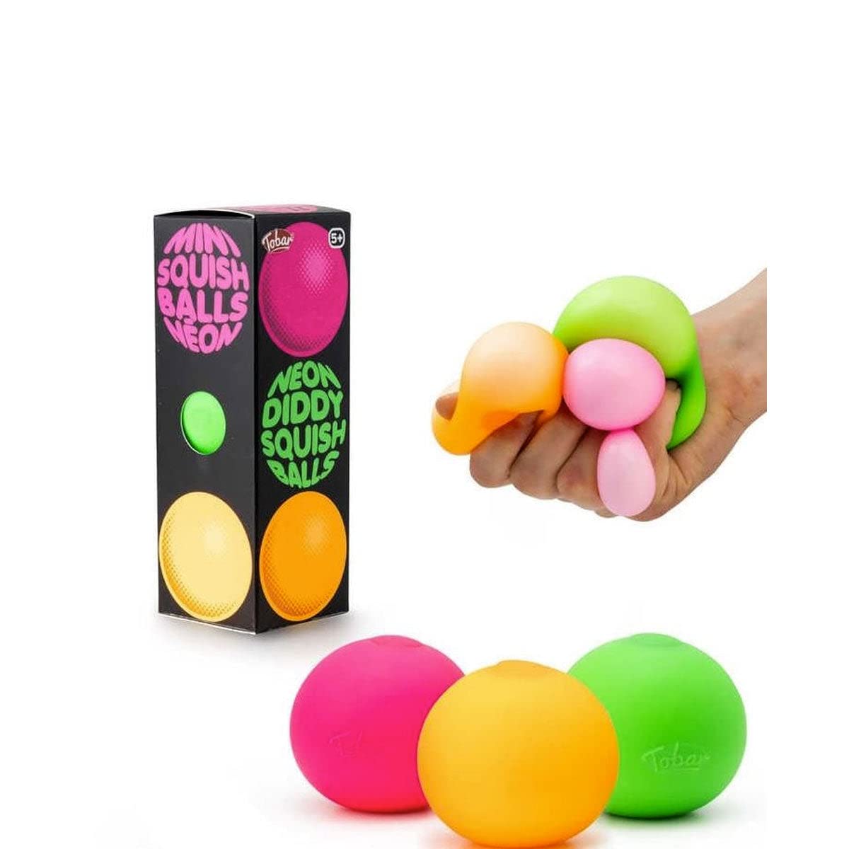 NEON DIDDY SQUISH BALLS - 3PK