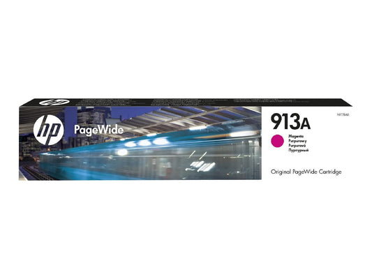 HP 913A Magenta PageWide Inkjet Cartridge (3000 page capacity) F6T78AE