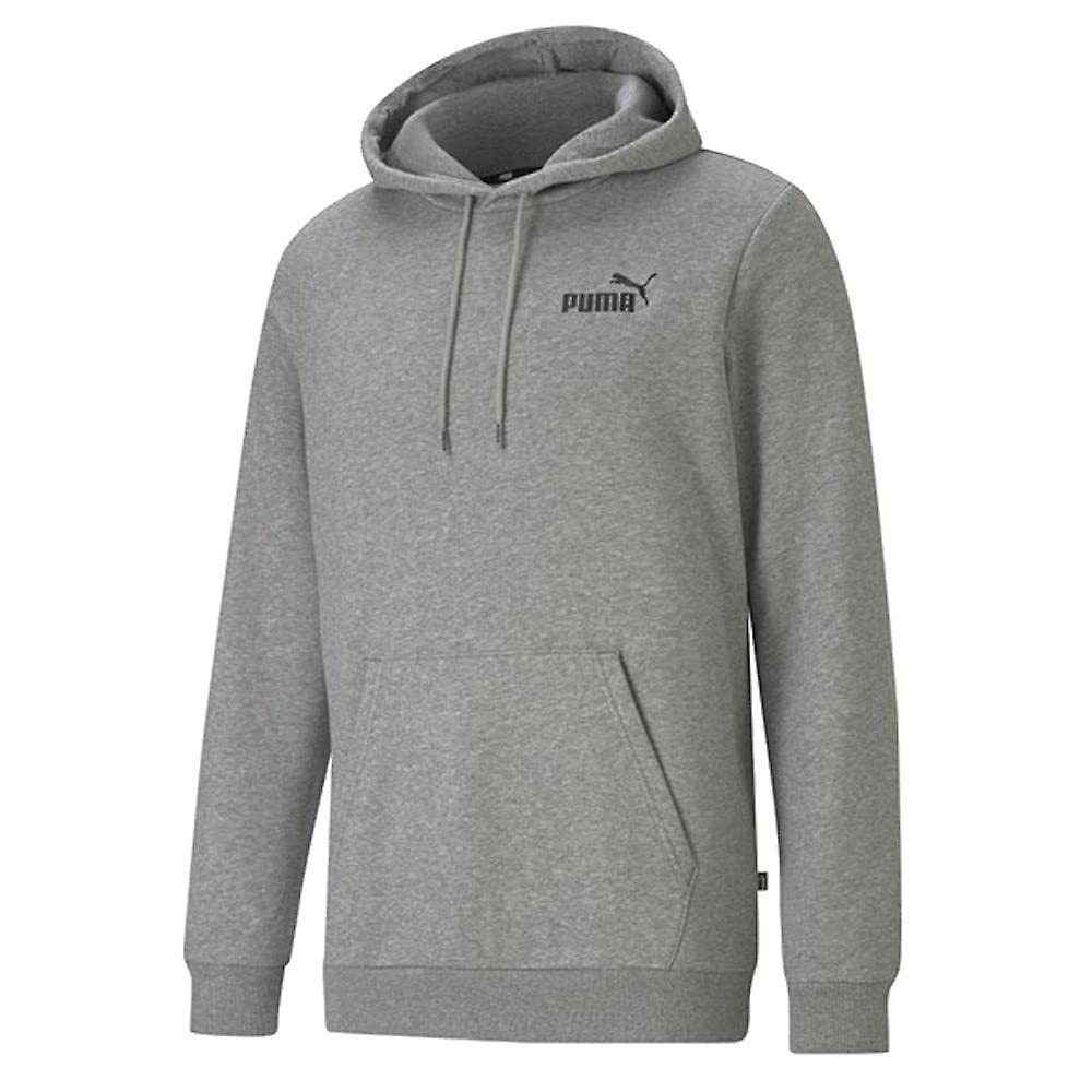 Puma Mens ESS Hoodie - Medium Grey Heather - XSmall