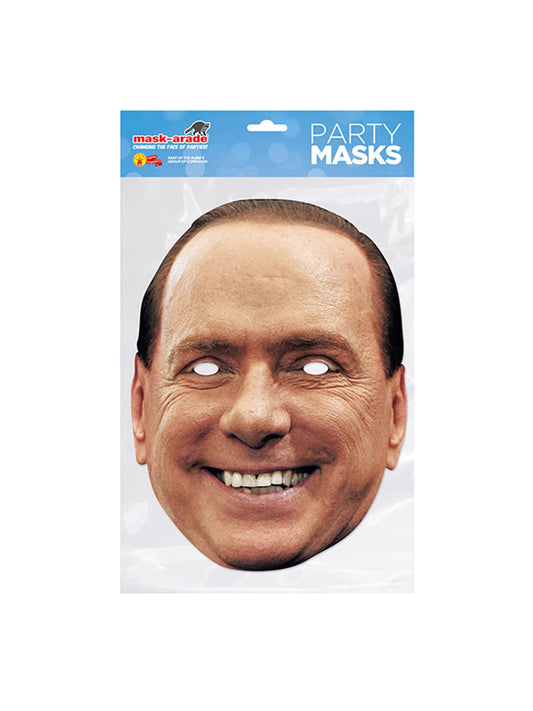 Silvio Berlusconi Celebrity Face Mask