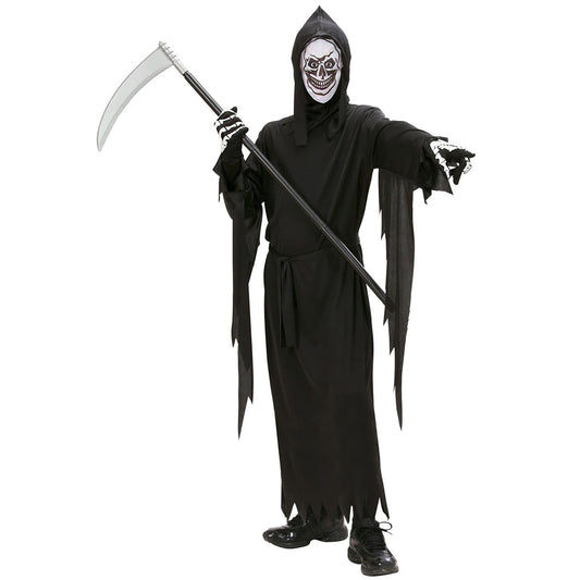 "GRIM REAPER" (robe, belt, hooded mask) - (128 cm / 5-7 Years)