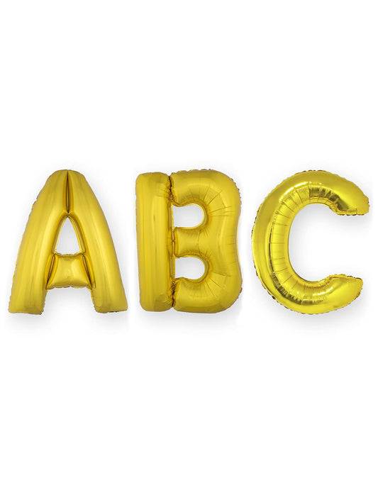 Letter A Gold Foil Balloon