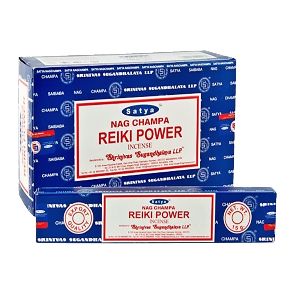 01411 Satya VFM Reiki Power Nag Champa Incense Sticks