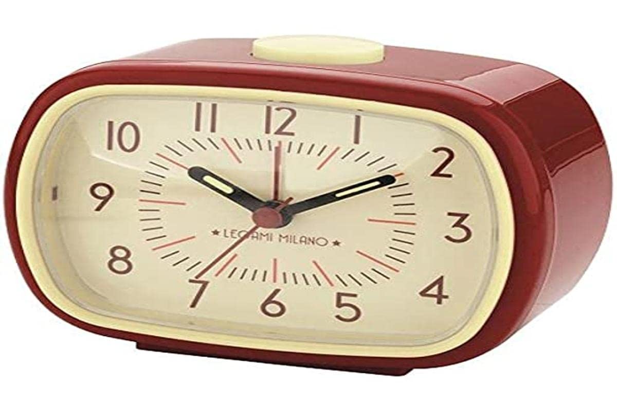 RETRO ALARM CLOCK - RED