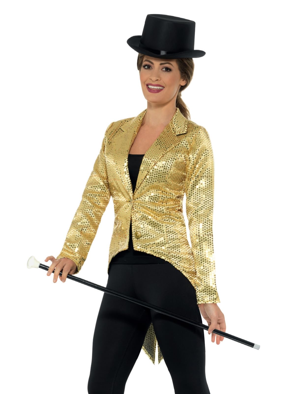 Sequin Tailcoat Jacket, Ladies (S)