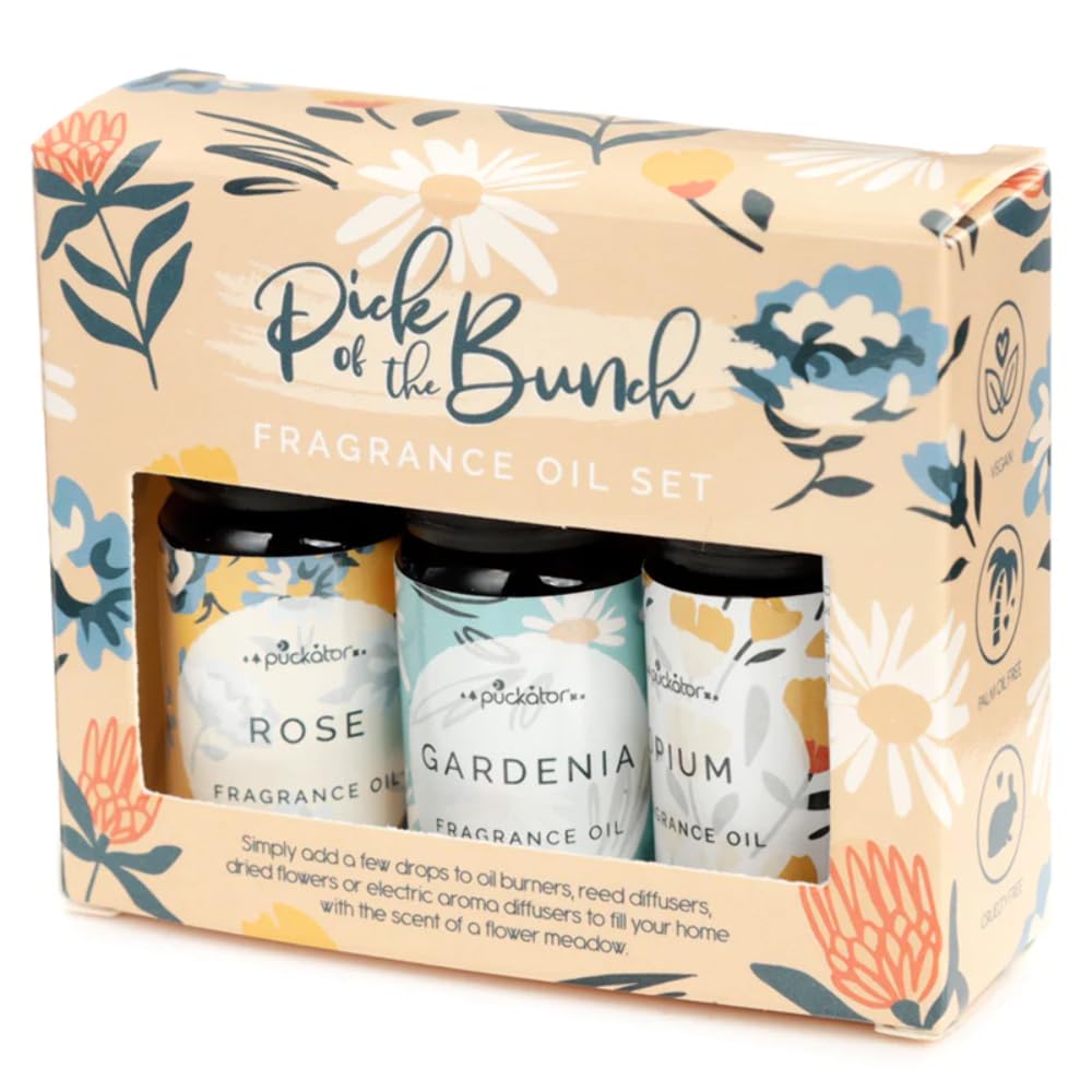 Pick of the Bunch Set of 3 Fragrance Oils - Rose, Gardenia, Opium