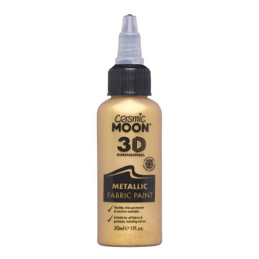 Cosmic Moon Metallic Fabric Paint, Gold