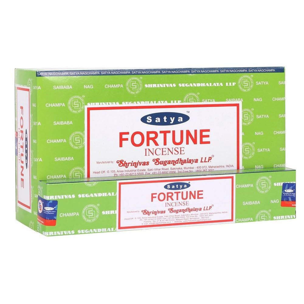 11436 Satya Fortune Nag Champa 12 Incense Sticks