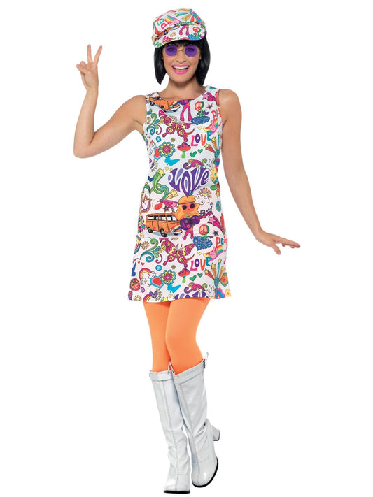 60s Groovy Chick Costume (M)