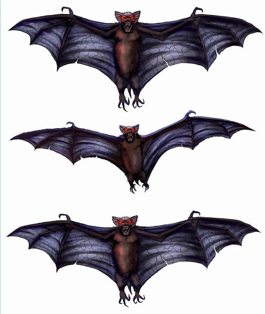 Window Sticker 3D Bat Halloween Decoration Accessory