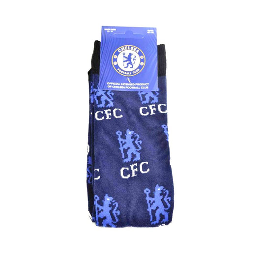 Chelsea All Over Print Socks 4-6 UK