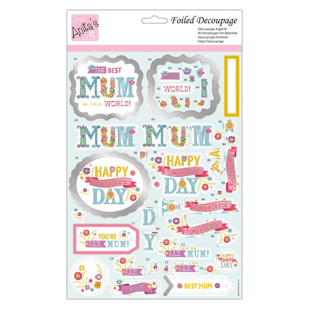 Foiled Decoupage - Fab Mum!