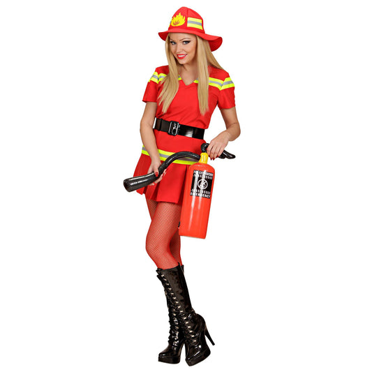 "FIREGIRL" (dress, belt, helmet) - (S)