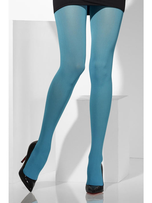 Opaque Tights - Blue