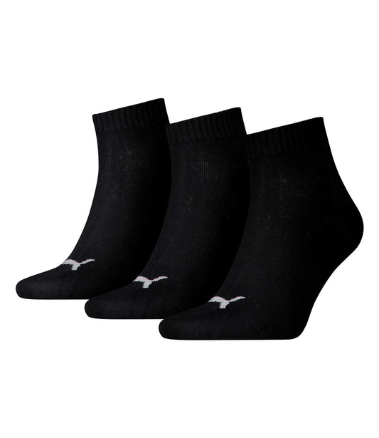 Puma Quarter Training Socks (3 Pairs) - Black - 6-8