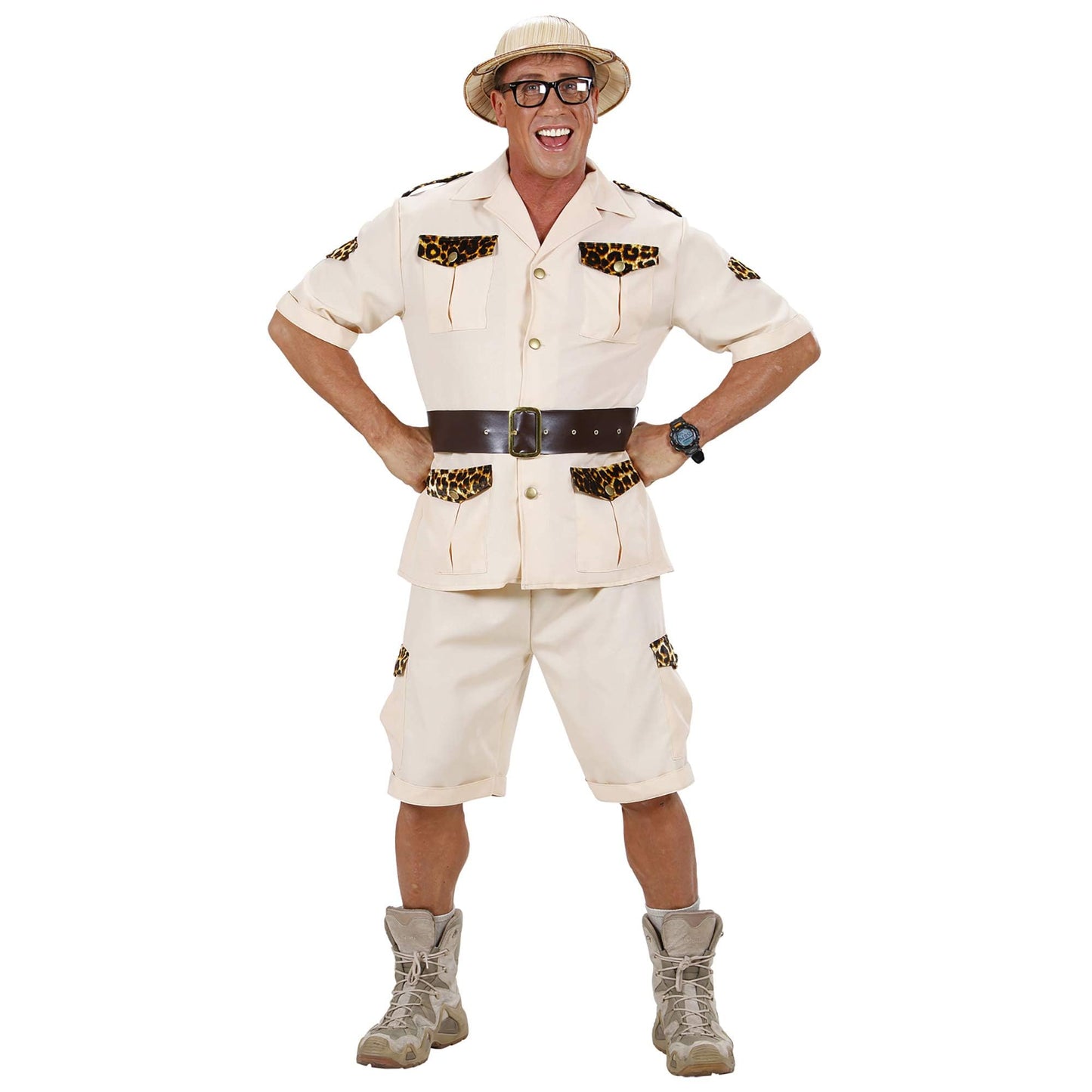 "SAFARI" (shirt, shorts, belt) - (S)