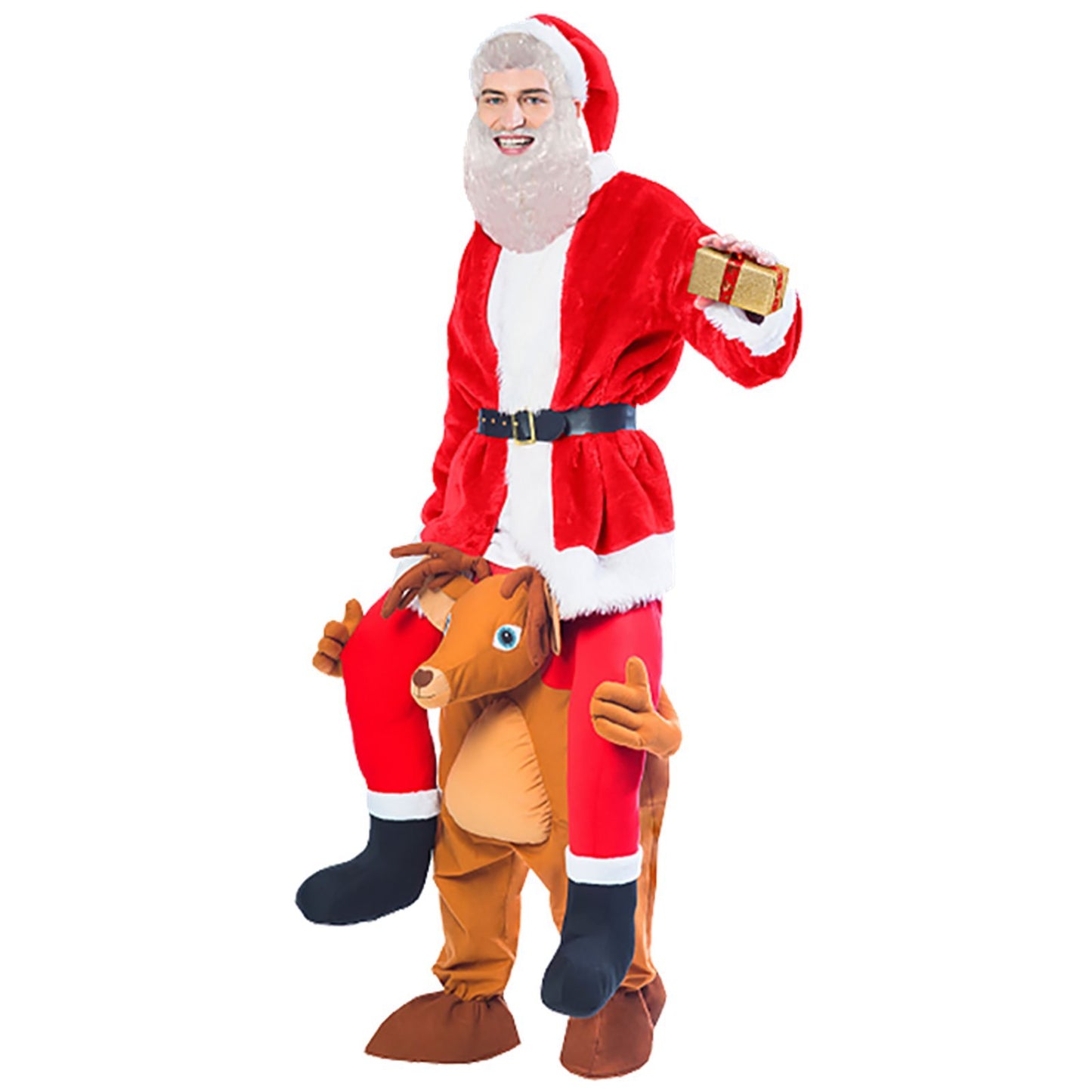 Ride-a-Reindeer Standard Adults Costume