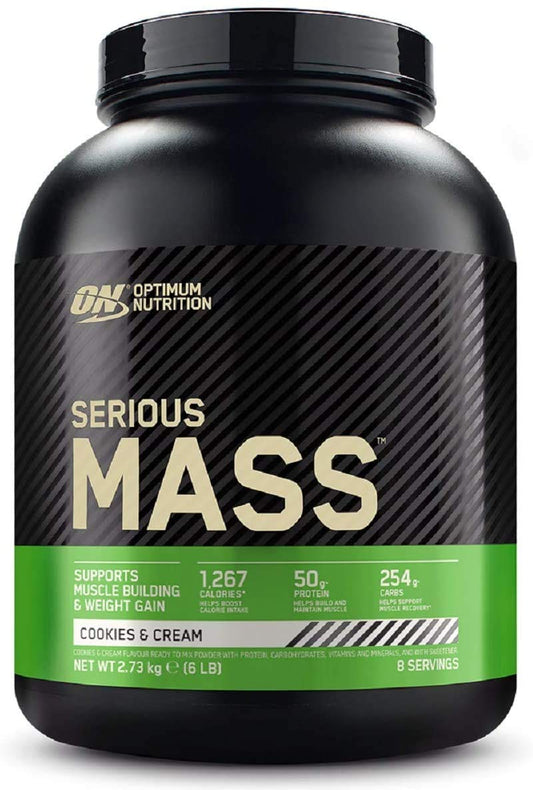 Optimum Nutrition Serious Mass 2.73kg Cookies & Cream (perishable)