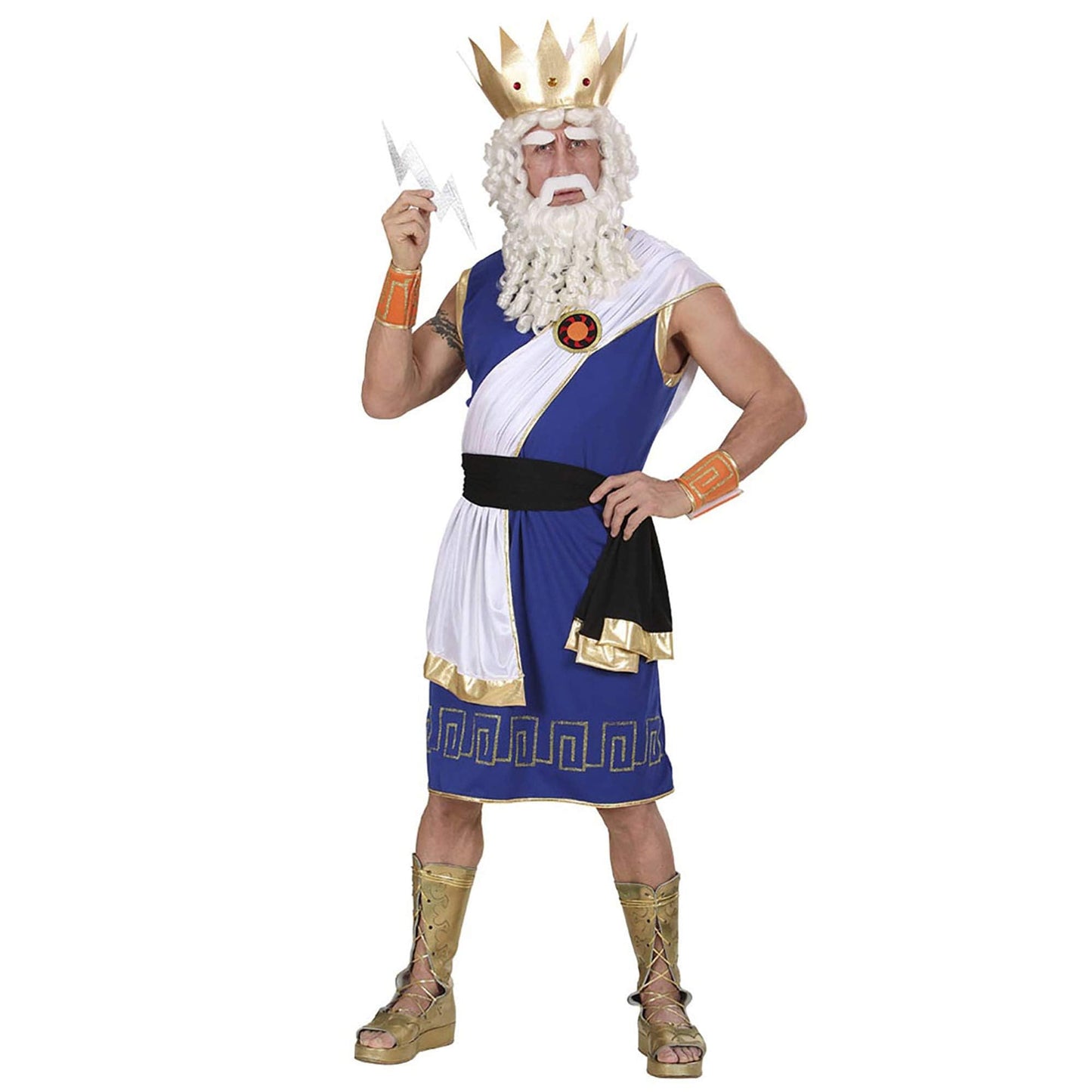 "ZEUS" (tunic, belt, sash, cuffs, crown, arrow) - (S)