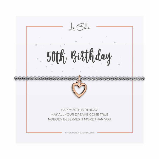 50th Birthday Bracelet