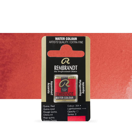 Rembrandt Professional Watercolour - HALF PAN QUINACRIDONE RED