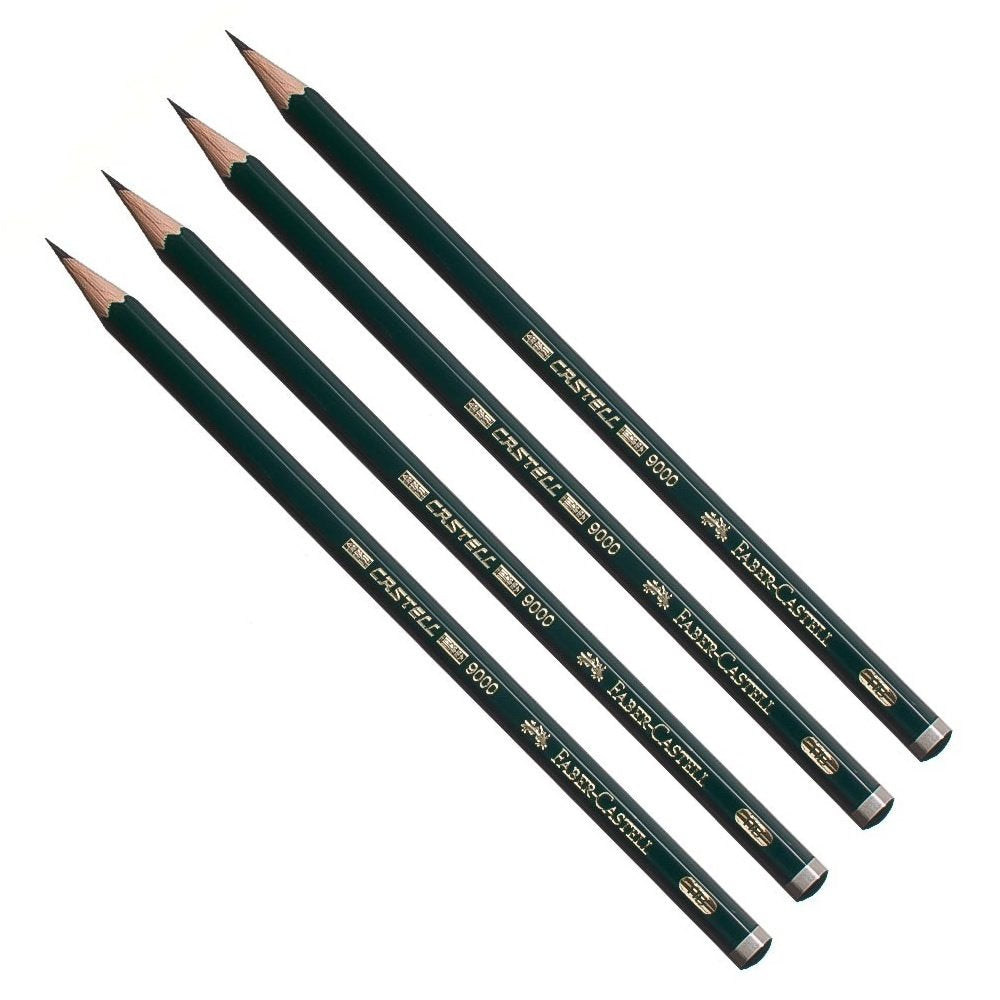 Castell 9000 Black Lead Pencils 5B