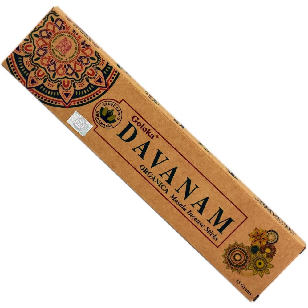 Goloka Organika Davanam Incense Sticks