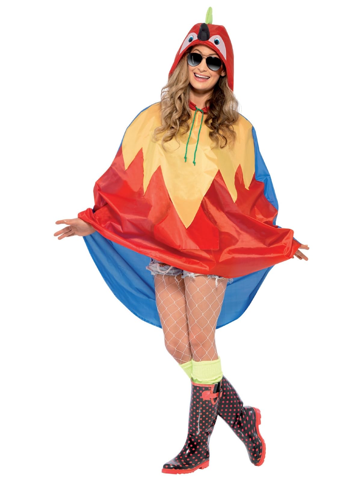 Parrot Party Poncho